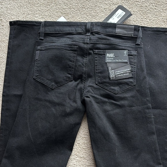 NWT Paige Sloane Modern Low Rise Slim trouser 23 - Picture 4 of 6